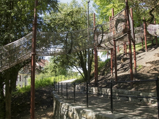 Sendero de escalada en Nygårdsparken, Bergen, Noruega