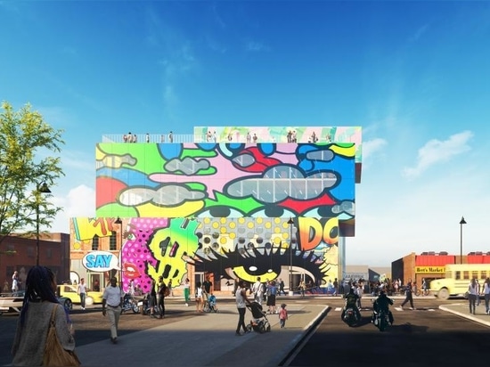 El nuevo edificio de cristal de MVRDV en el Mercado Oriental de Detroit es una carta de amor a la ciudad