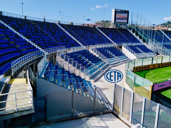 GRADAS PREFABRICADAS EN EL ESTADIO GEWISS (BERGAMO)