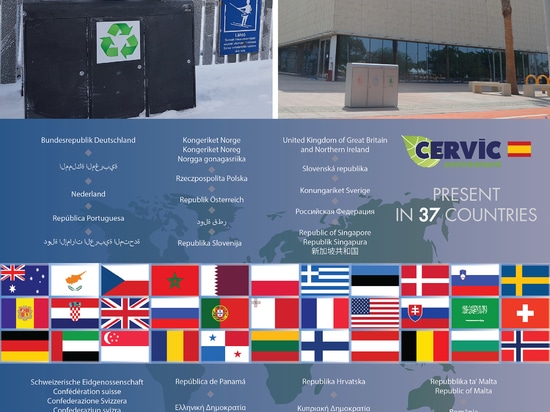 Cervic Environment, la empresa española líder en papeleras de recogida selectiva, celebra el día mundial del reciclaje en los 5 continentes