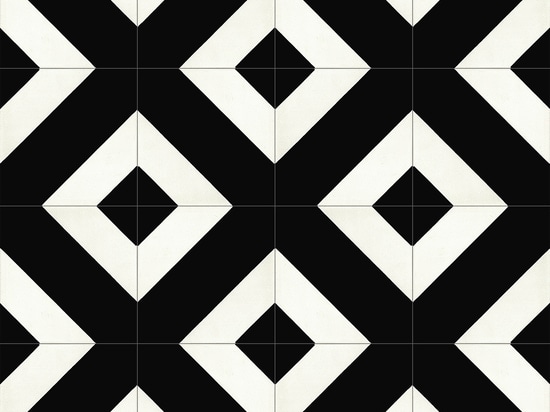 Siempre en tendencia: Azulejos de cemento en blanco y negro