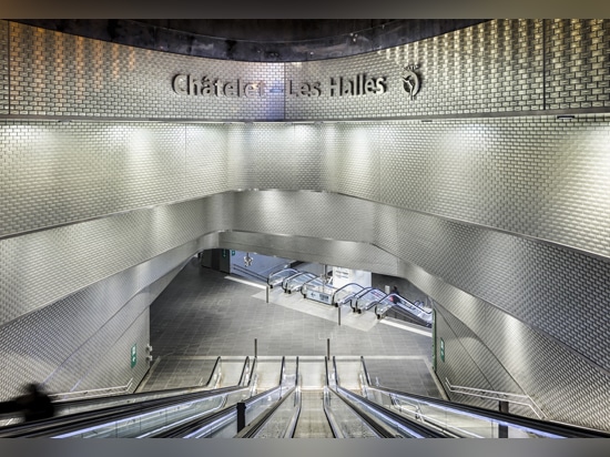 Châtelet-Les-Halles y su nueva vidriera