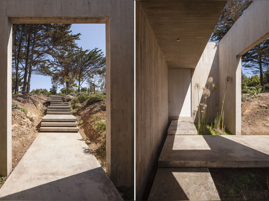 Felipe Assadi y Francisca Pulido, casa Bahía Azul, Los Vilos, Chile