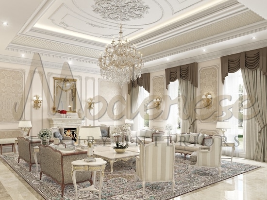 Diseño de villa de Modenese Luxury Interiors, Jeddah, Arabia Saudita