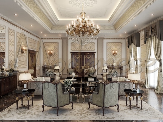 Diseño de villa de Modenese Luxury Interiors, Jeddah, Arabia Saudita