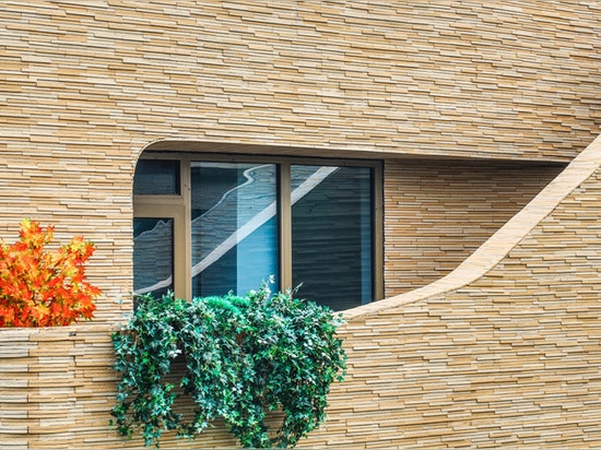 Diseño de UNStudio que un complejo de chalets esculturales dispersó a lo largo de la orilla