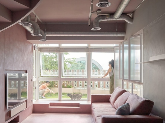 Un equilibrio perfecto de exuberancia y refinamiento: la grifería Ritmonio para The Meishan Cat House, en Taipei.