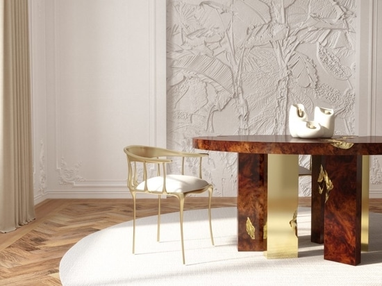 Conoce la Mesa de Comedor Moderna Empire Para Reuniones Glamurosas