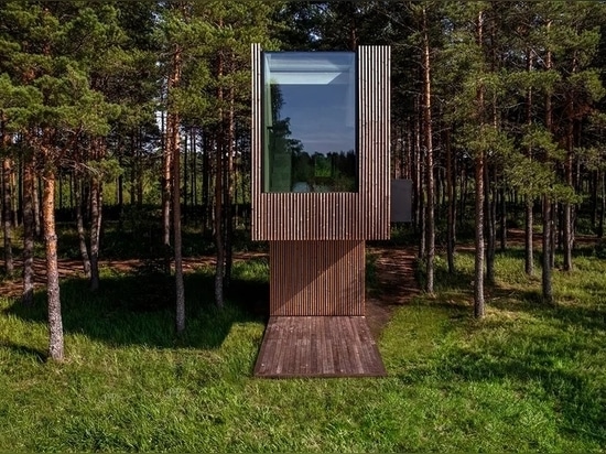 Esta casa en un árbol de Estonia fue diseñada como mirador del bosque