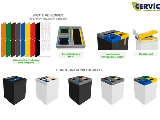 TABARCA: Papelera Multiresiduo Económica y Versátil de Cervic Environment