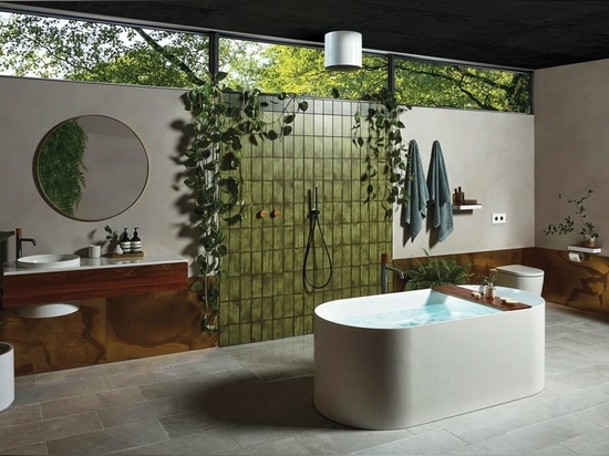 Colección de baño Elvire, galardonada con el premio de oro en los recientes Good Design Awards de Australia en 2020.