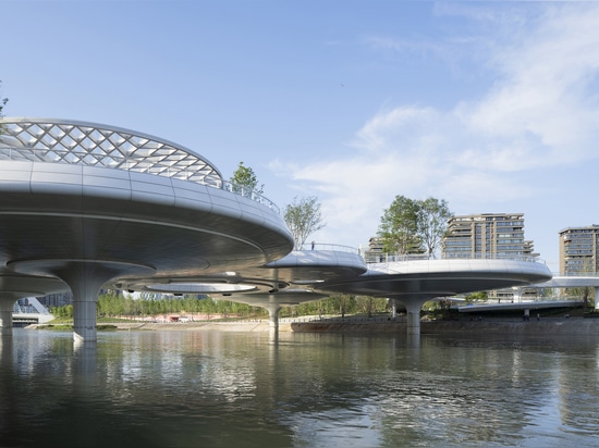 Puente peatonal de Chengdu Jiaozi / Instituto de Investigación y Diseño Arquitectónico del Suroeste de China