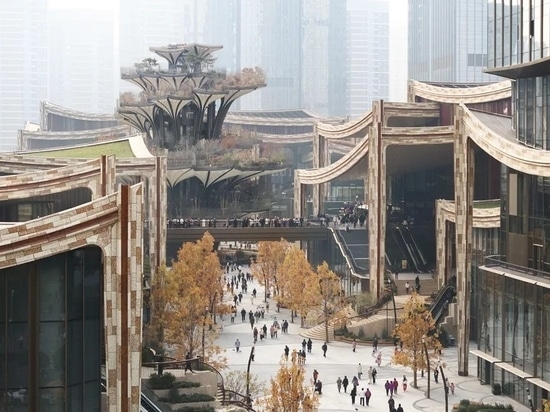 Recorra el nuevo y extraordinario distrito comercial de Xi'an con el diseñador Thomas Heatherwick