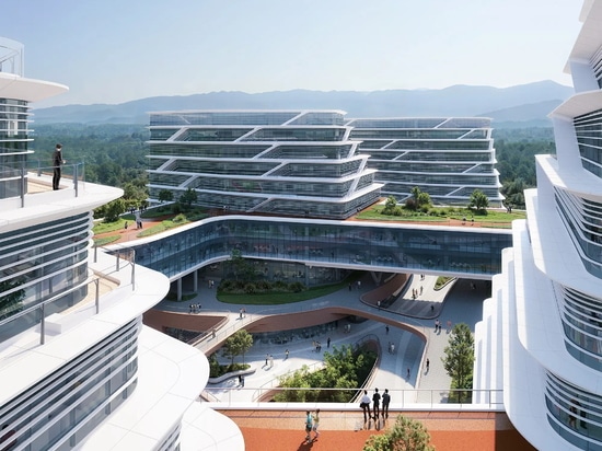 El jardín urbano vertical de CAA, "North-Yard", que encarna la esencia del futurismo oriental, está a punto de terminarse a los pies de la Montaña Oeste de Pekín