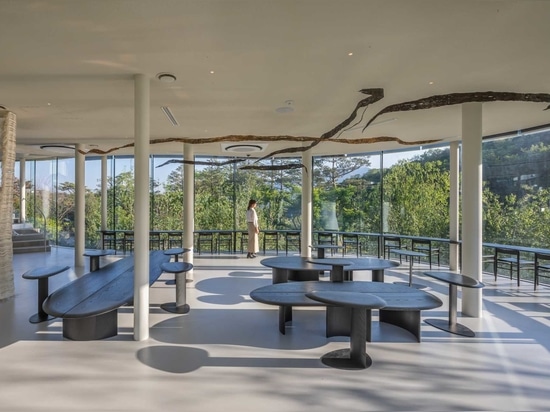 Un nuevo café en Corea del Sur inspirado en un paseo por la naturaleza