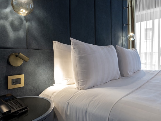 El Hotel Nemi de Milán tiene un elegante sistema eléctrico con soluciones AVE