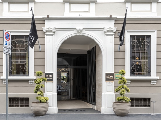 El Hotel Nemi de Milán tiene un elegante sistema eléctrico con soluciones AVE