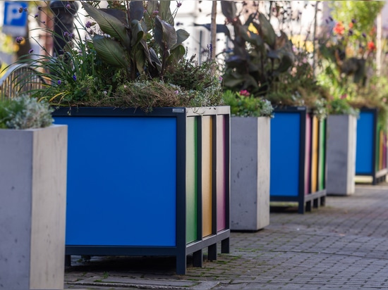 Color personalizado e impacto cívico en el lenguaje de las jardineras