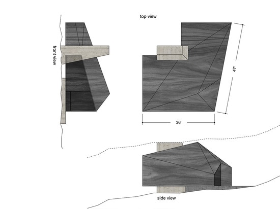 Fachadas de la cabina: geometría y dimensiones