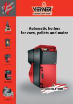 Automatic boilers for corn, pellets and maize