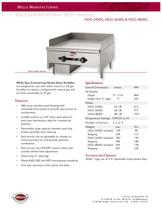 Countertop Griddles:HDG2430G