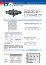 PAVIMENTOS VENTILADOS  H  50 - 90 - 1