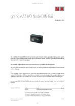 grandMA3 I/O Node DIN-Rail