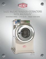 Rigid mount washer-extractors