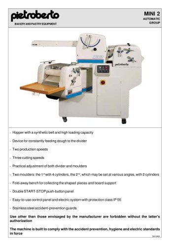 Automatic groups  for bread-making