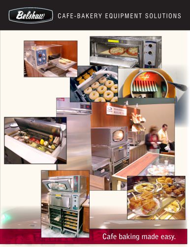 Belshaw Cafe Bakery Equipment solutions- brochure North America