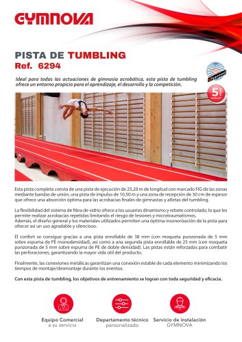 Folleto - Pista de Tumbling GYMNOVA