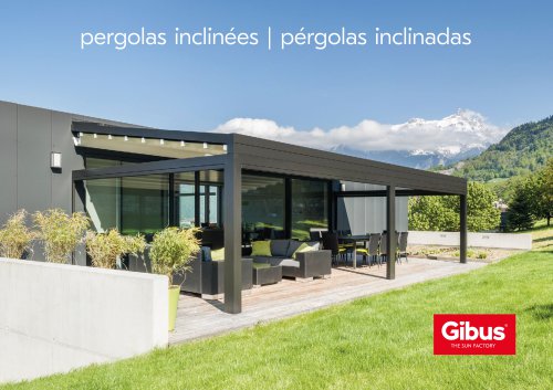 Pérgolas inclinadas 2025