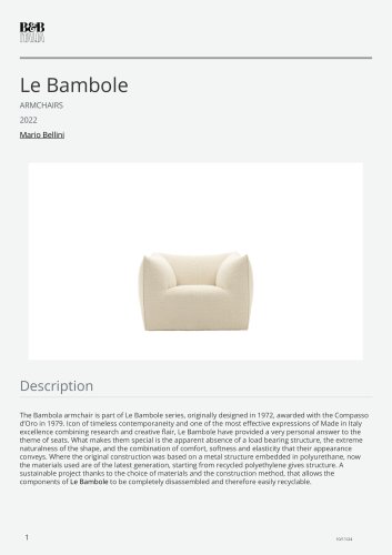 Le Bambole ARMCHAIRS