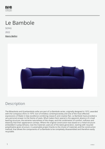 Le Bambole SOFAS