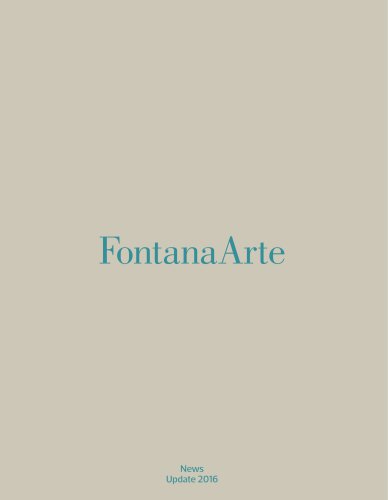 FontanaArte News Update 2016