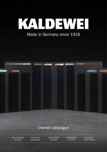 KALDEWEI Overall catalogue