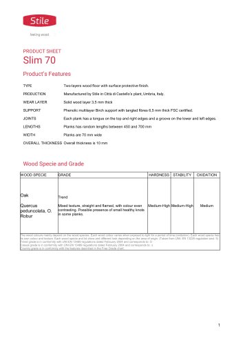 SLIM 70 NATURALE UV