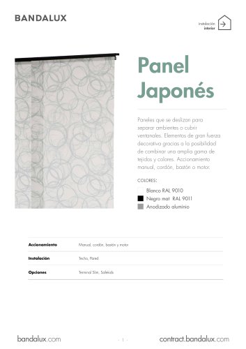 Panel Japonés