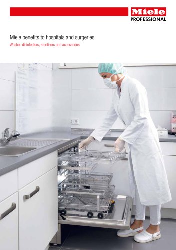 Washer-disinfectors, sterilisers and accessories for hospitals and surgeries