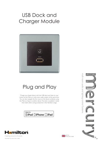 USB Dock and Charger Module Plug and Play BRITISH making