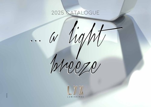 LYX luminaires - 2025 catalogue