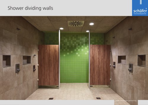 shower diving walls