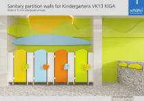 WC partition: kindergarten VK13 KIGA