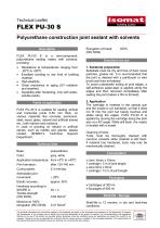 Technical Datasheet FLEX PU-30 S