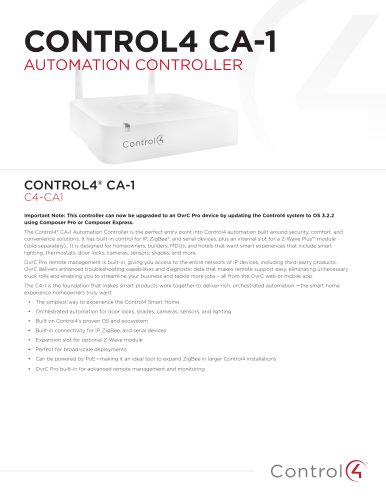 CONTROL4 CA-1