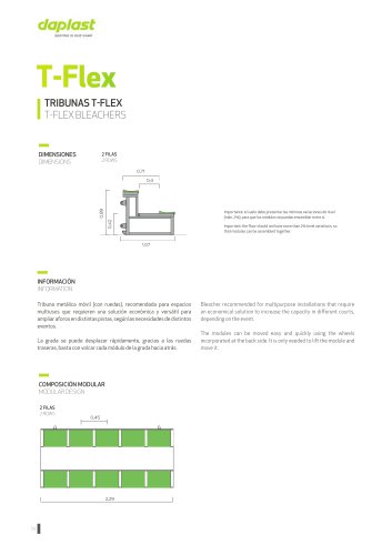 Tribunas móviles T-Flex