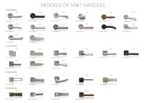 Overview of M&T door and window handles