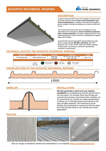 ACOUSTIC ROCKWOOL ROOFING