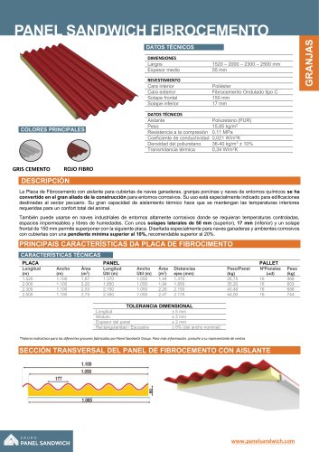 PANEL SANDWICH FIBROCEMENTO