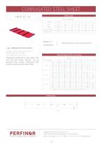 PROFILE 30 mm CORRUGATED STEEL SHEET